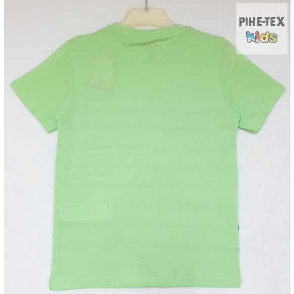 Losan fiú rövid ujjú póló, zöld, nyomott mintával (013-1208AL)