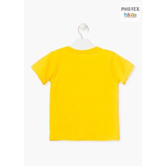 Losan fiú sárga, rövid ujjú póló, California dreaming felirattal (015-1301AL)