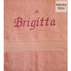 Hímzett névre szóló törölköző (Brigitta)