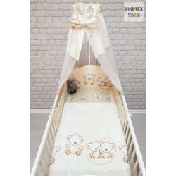 Holdon Ülő Macik, bézs-4-piece Baby Bedding Set  (562/B)