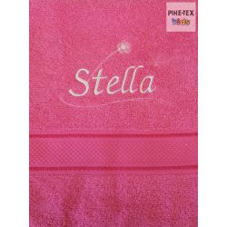 Hímzett névre szóló törölköző (Stella)