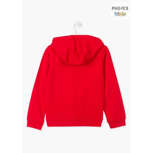Losan piros, lány, pulóver, nyomott mintával, Yeah felirattal (014-6680AL)