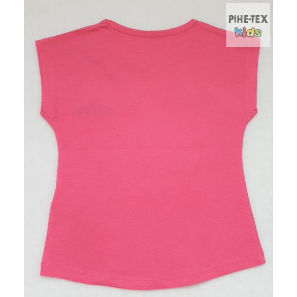 Losan pink, kislány, rövid ujjú póló, megfordítható flitteres mintával (016-1203AL) 