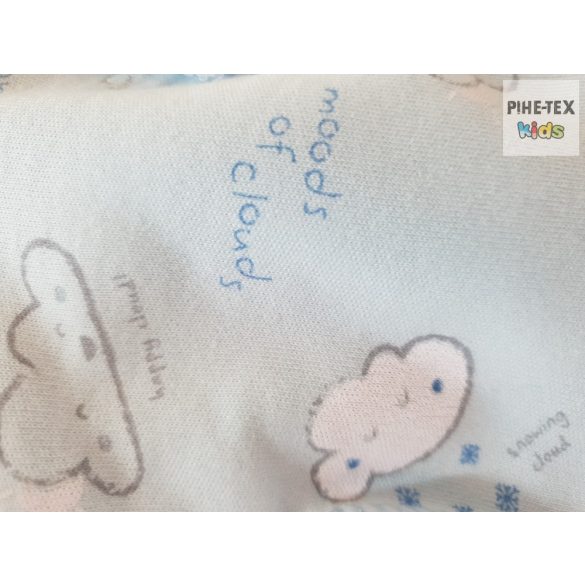 Bembi újszülött kisfiú kék sapka,felhő mintával(SHP2)