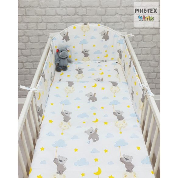 Sárga csillagos maci 3-piece Baby Bedding Set (684)