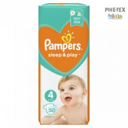Pampers Sleep & Play pelenka, Maxi 4, 9-14 kg 50db